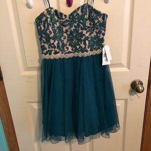 Jodi Kristopher Strapless Dress